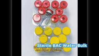 Steriles, bakteriostatisches Wasserfläschchen in Laborqualität, Bulkware