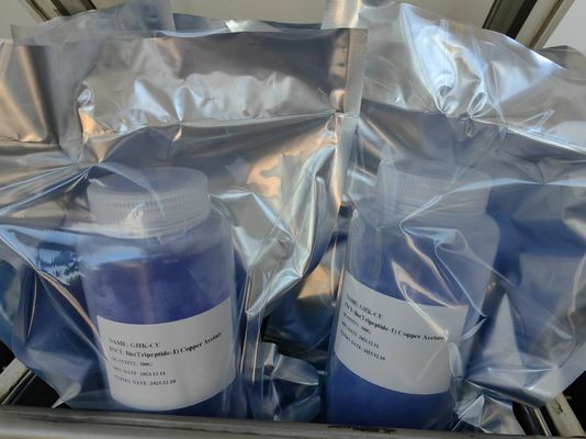 Verringert Falten Wirksam  Cas 89030-95-5 Kosmetisches Kupfer-Tripeptid-1