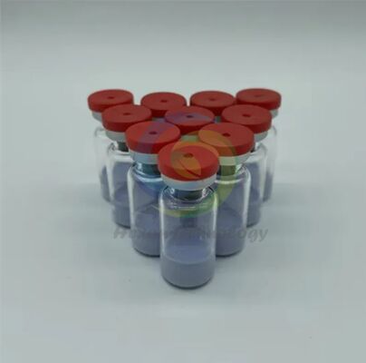 Hochreines GHK-Cu Kupferpeptidpulver für die Hautpflegeforschung | Kupfertripeptid-1 Rohmaterial | Stabile blaue Peptidverbindung | ≥99% Reinheit