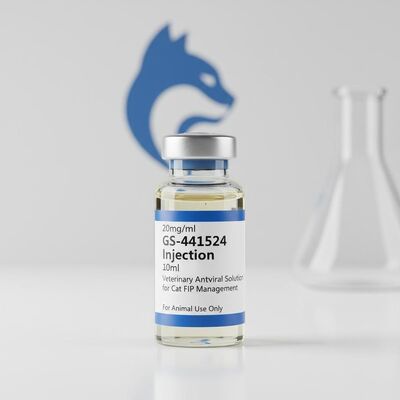 20 mg/ml GS-441524 Injektionsmittel 10 ml Durchstechflasche Veterinärantivirale Lösung zur Behandlung von FIP bei Katzen