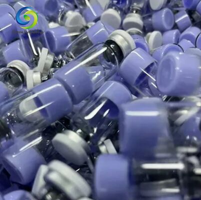 Hohe Reinheit GHK-Cu Kupferpeptidpulver für Hautpflegeforschung Kupfertripeptid-1 Kosmetikbestandteil Blaupeptid Stabile Qualität