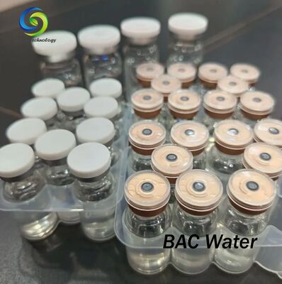 Steriles Bac-Wasser zur Rekonstitution im Labor, klare hochreine Lösung, stabile Flüssigkeit, Mehrfachvolumen-Vials
