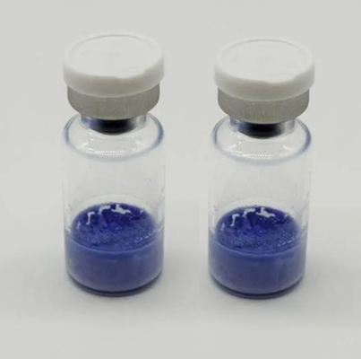 Hohe Reinheit GHK-Cu Lyophilisierte Durchstechflaschen 50 mg 100 mg Kupferpeptid für kosmetische Forschung