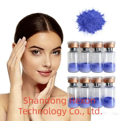 Hohe Reinheit GHK-Cu Peptidpulver CAS 49557-75-7 Kupferpeptid Rohstoff für Hautpflege und Anti-Aging-Formulierungen