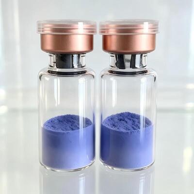 Hohe Reinheit GHK-Cu Kupferpeptid Pulver Kupfertripeptid-1 Kosmetische Zutat Blaupeptid für die Hautpflege Stabile Qualität der Forschung
